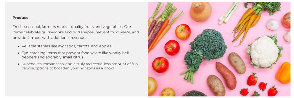 imperfect produce selection